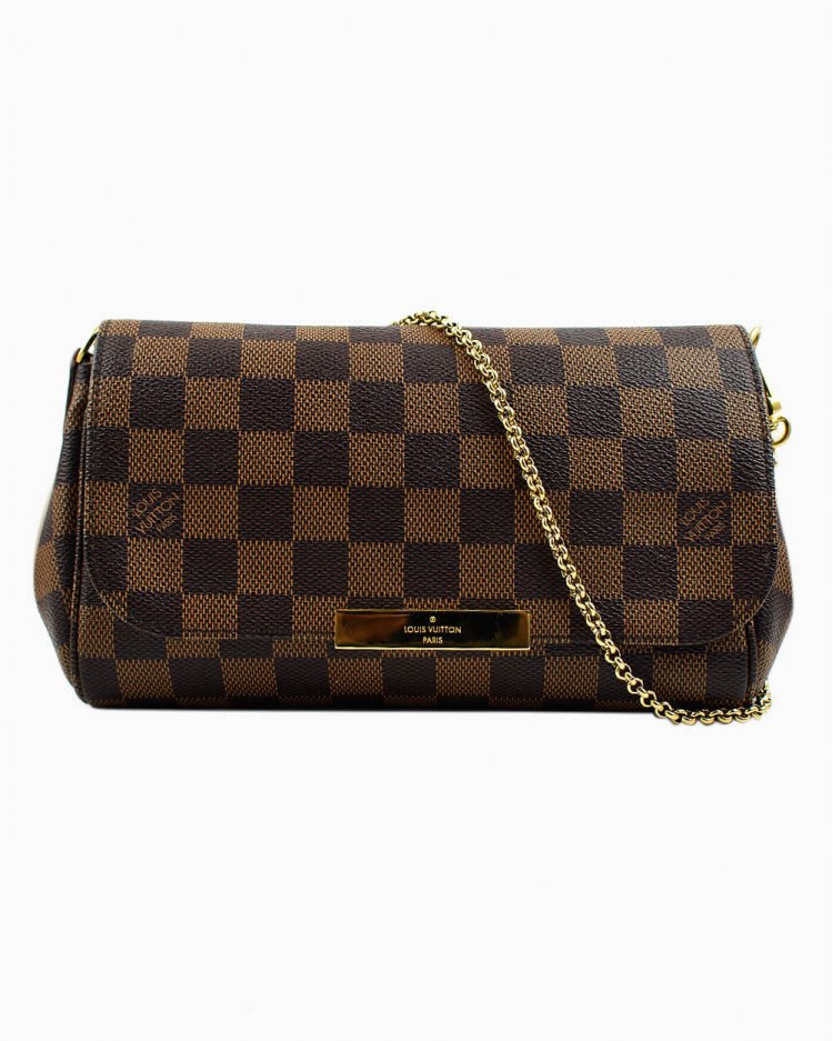バッグ Louis Vuitton favorite Bolsa Louis Vuitton original Favorite Damier ebene feminina